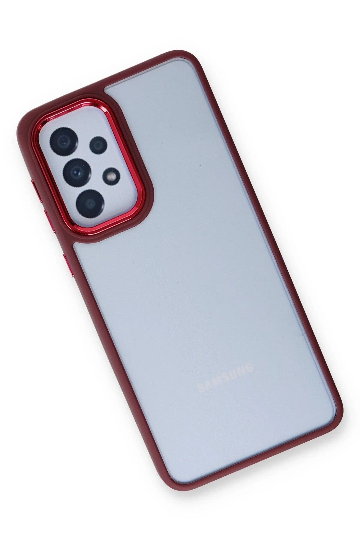 Mey İthalat® Samsung Galaxy A53 5G Kılıf Dora Kapak - Kırmızı