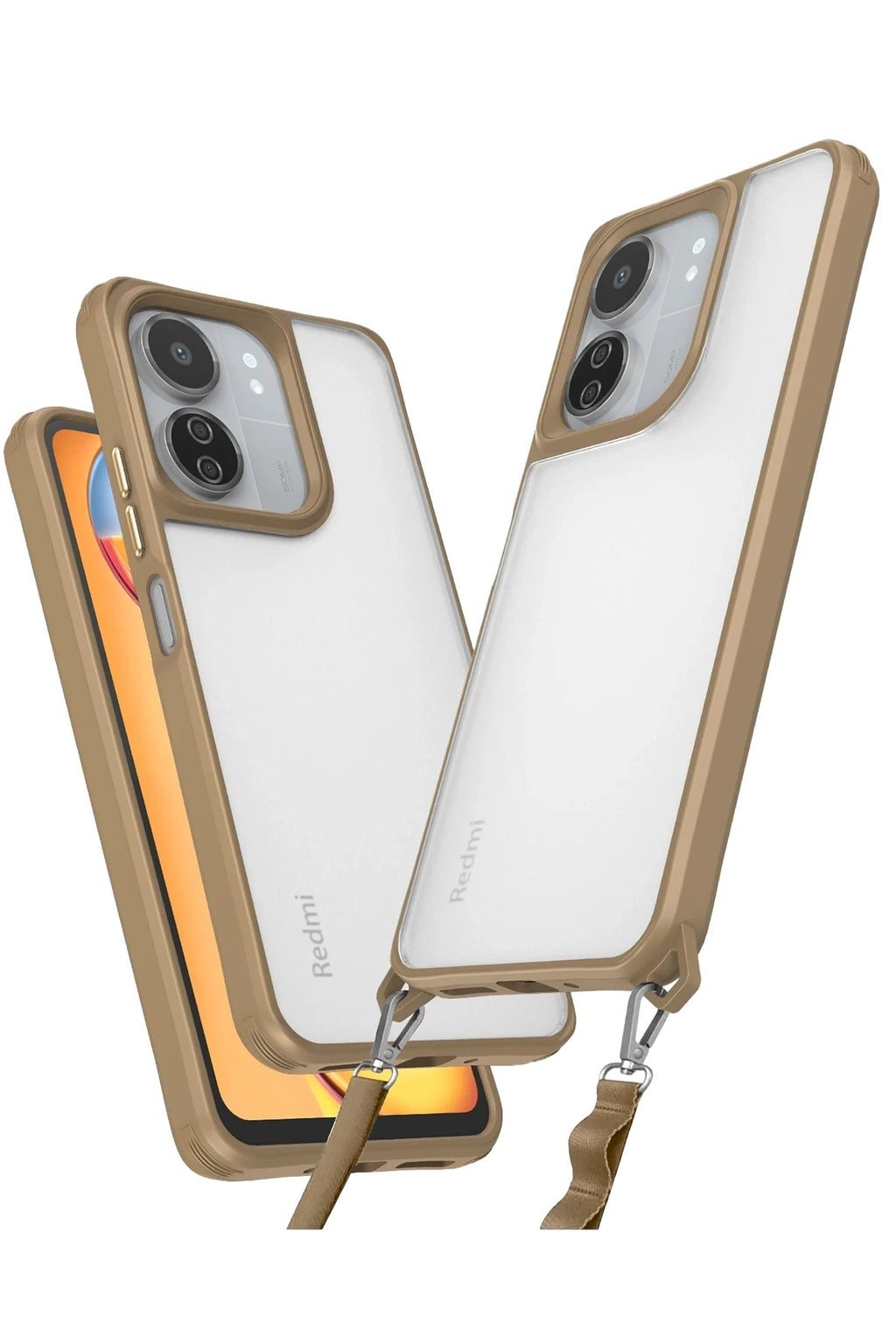 Mey İthalat® Redmi 13C Kılıf Penta Silikon Kılıf - Çöl Titanyum