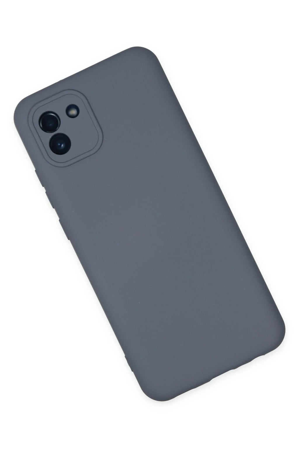 Mey İthalat® Samsung Galaxy A03 Kılıf Nano içi Kadife Silikon - Gri