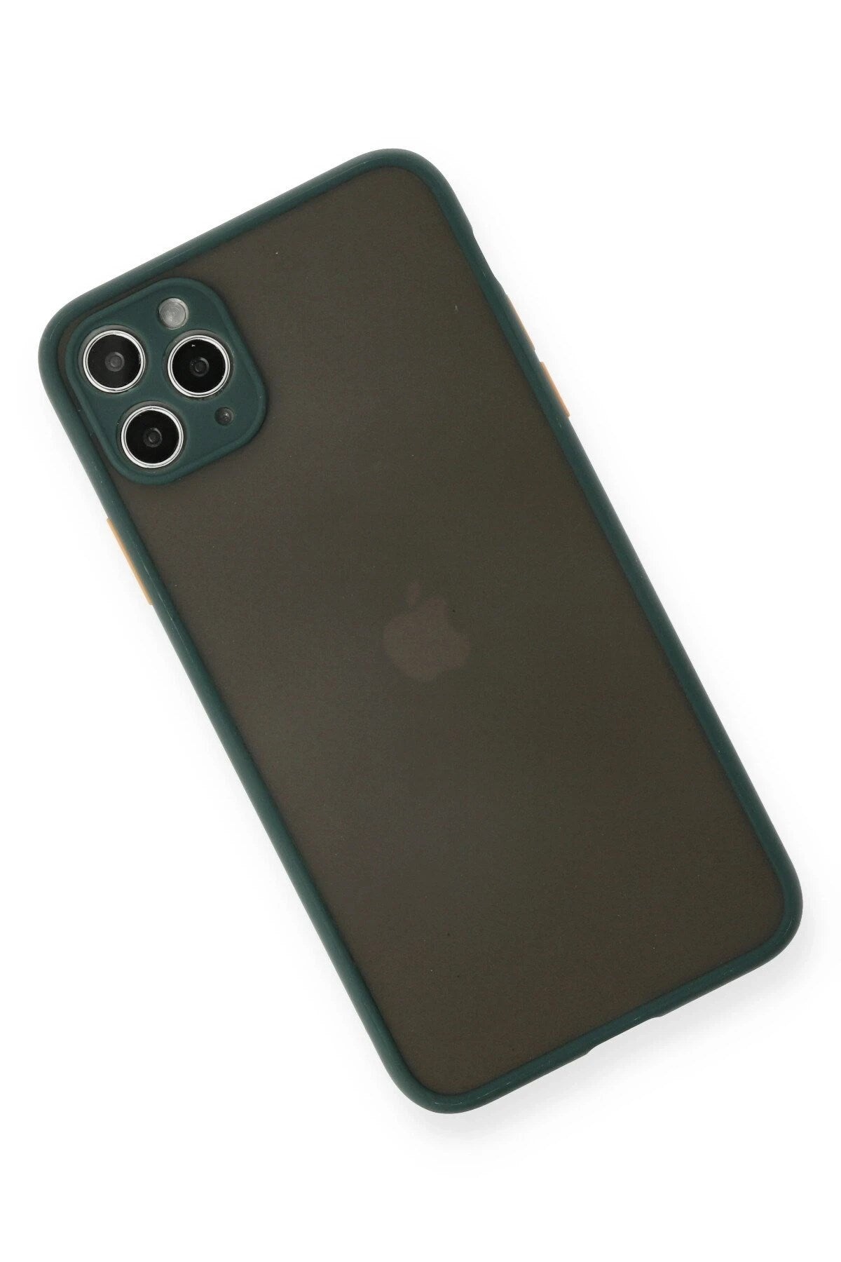 Mey İthalat® iPhone 11 Pro Max Kılıf Montreal Silikon Kapak - Yeşil