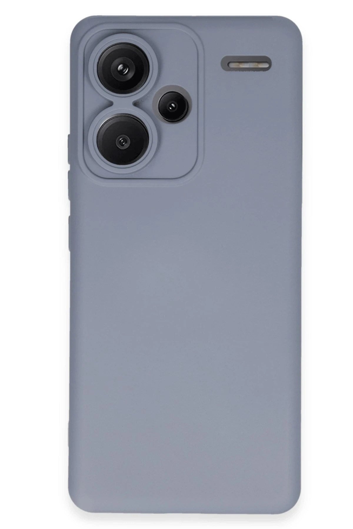 Mey İthalat® Redmi Note 13 Pro Plus Kılıf Nano içi Kadife Silikon - Gri