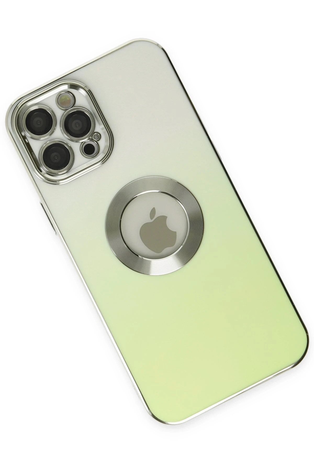 Mey İthalat® iPhone 12 Pro Kılıf Best Silikon - Yeşil