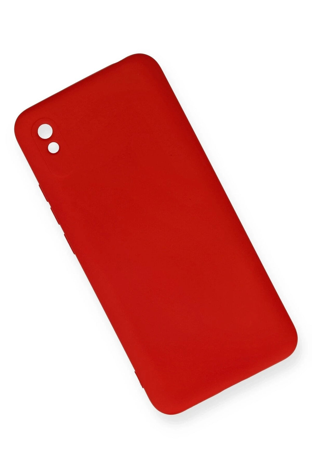 Mey İthalat® Redmi 9A Kılıf Nano içi Kadife Silikon - Kırmızı