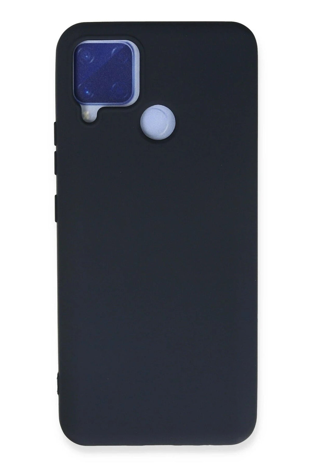 Mey İthalat® Realme C15 Kılıf Nano içi Kadife Silikon - Lacivert