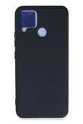 Mey İthalat® Realme C15 Kılıf Nano içi Kadife Silikon - Lacivert