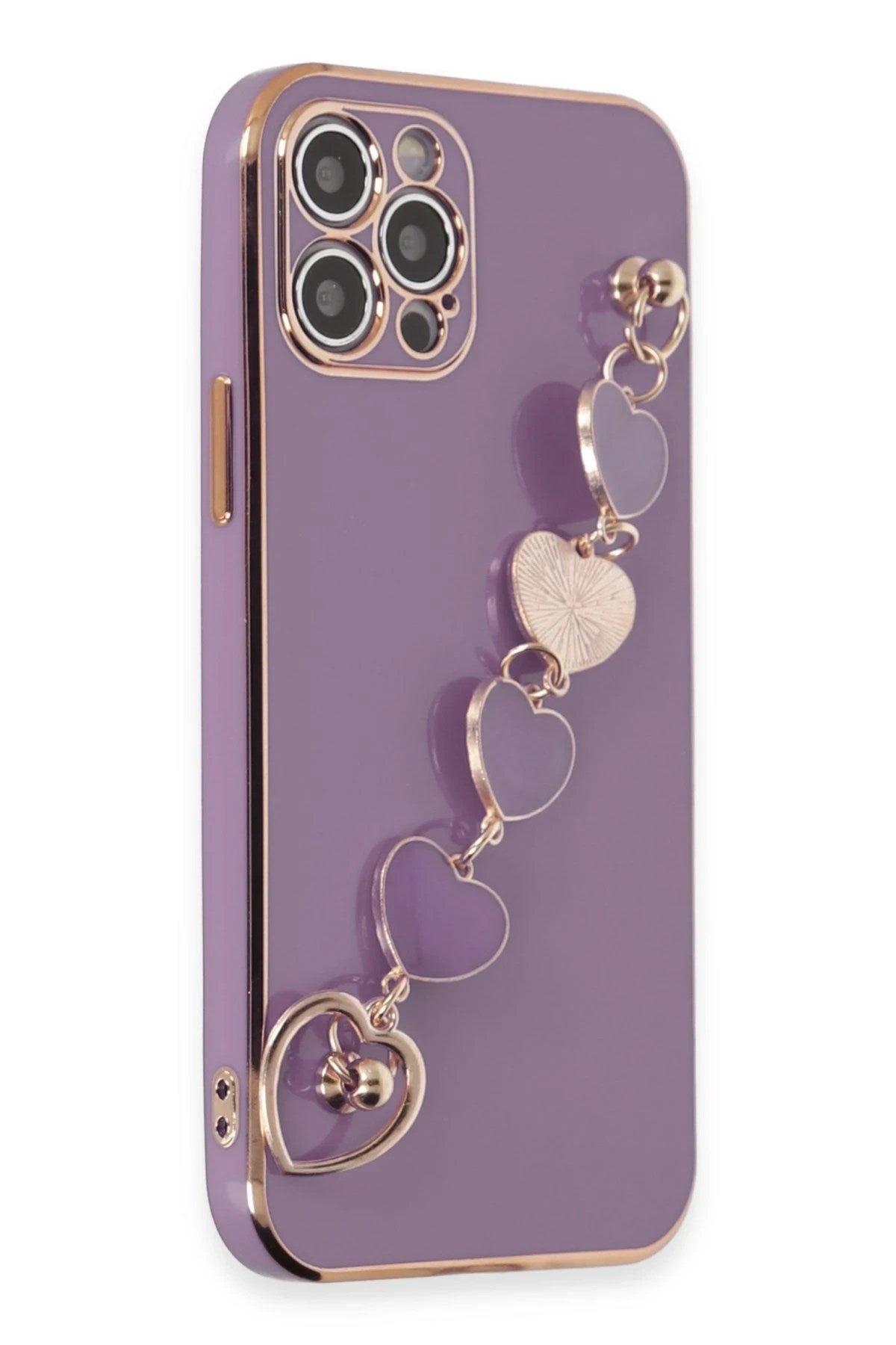 Mey İthalat® iPhone 12 Pro Max Kılıf Esila Silikon - Mor