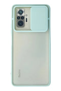 Mey İthalat® Redmi Note 10 Pro Kılıf Palm Buzlu Kamera Sürgülü Silikon - Turkuaz