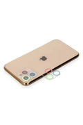 Mey İthalat® iPhone 11 Pro Max Renkli Kamera Lens Koruma Cam - Mavi-Yeşil