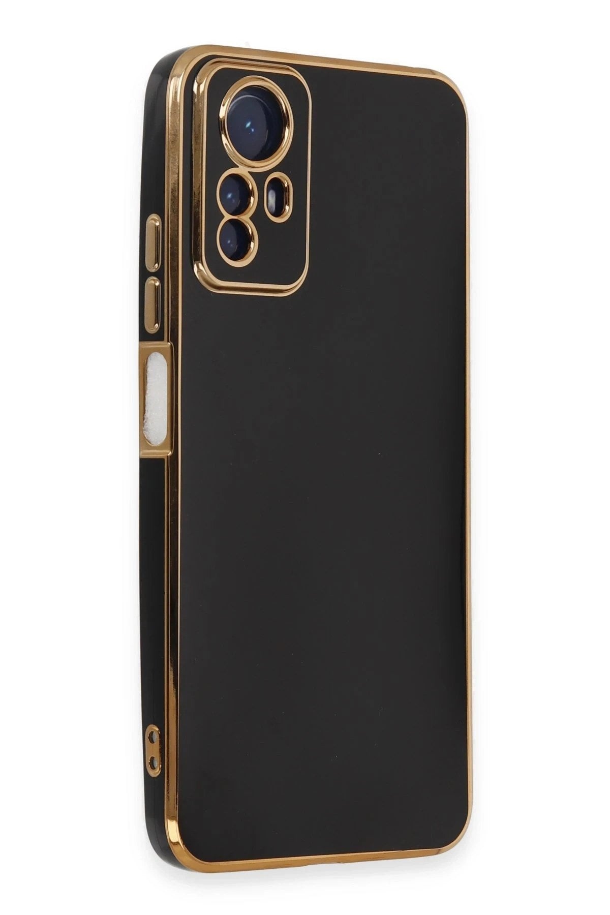 Mey İthalat® Redmi Note 12S Kılıf Volet Silikon - Siyah