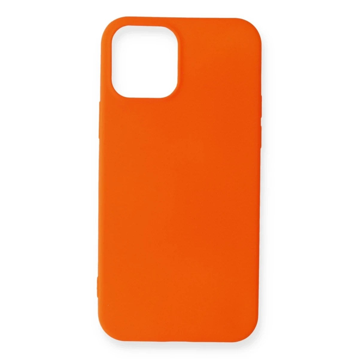 Mey İthalat® iPhone 12 Mini Kılıf First Silikon - Turuncu