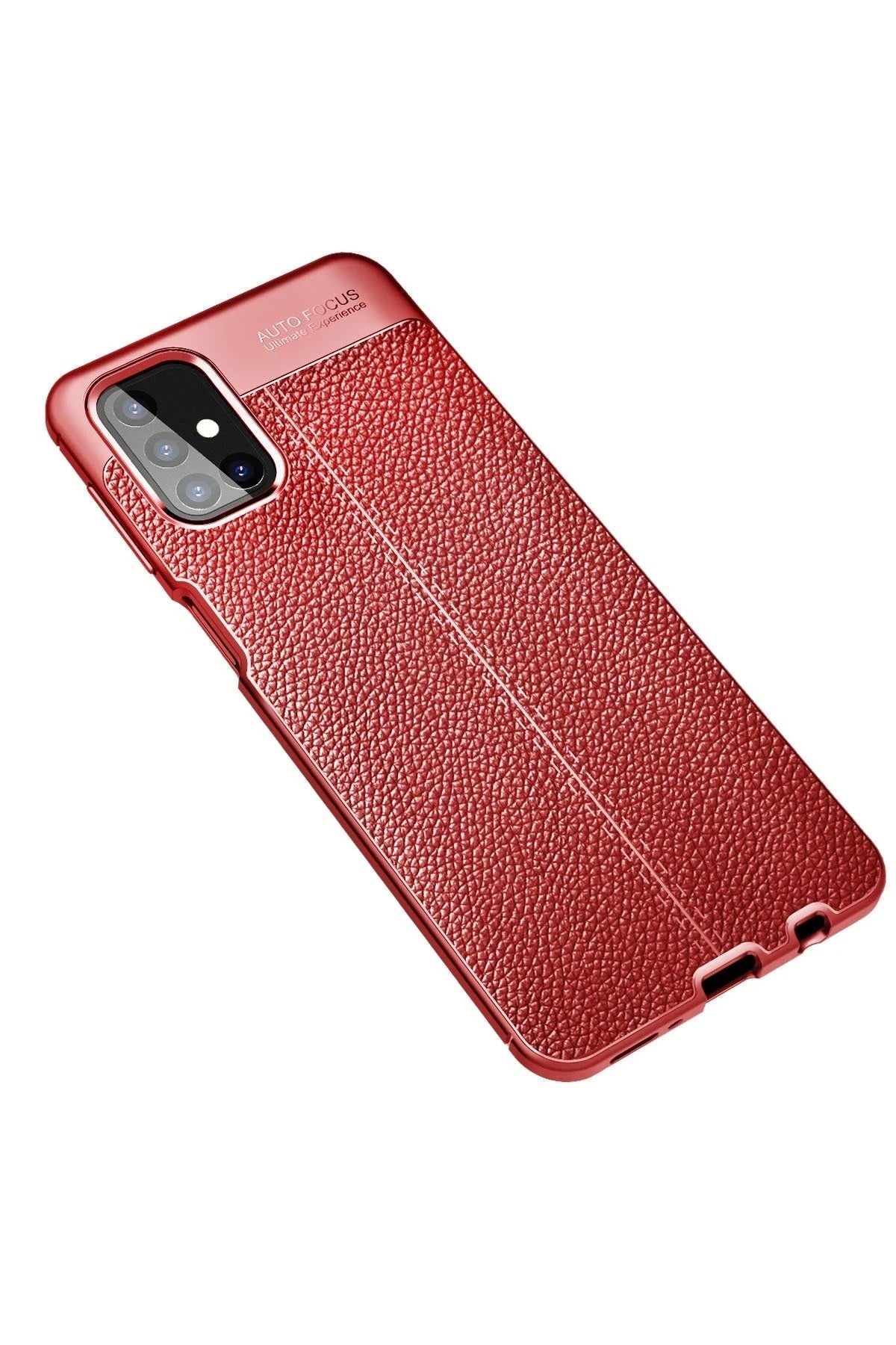 Mey İthalat® Samsung Galaxy M31S Kılıf Auto Focus Kapak - Kırmızı