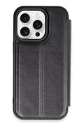 Mey İthalat® iPhone 14 Pro Kılıf Flip Cover - Siyah
