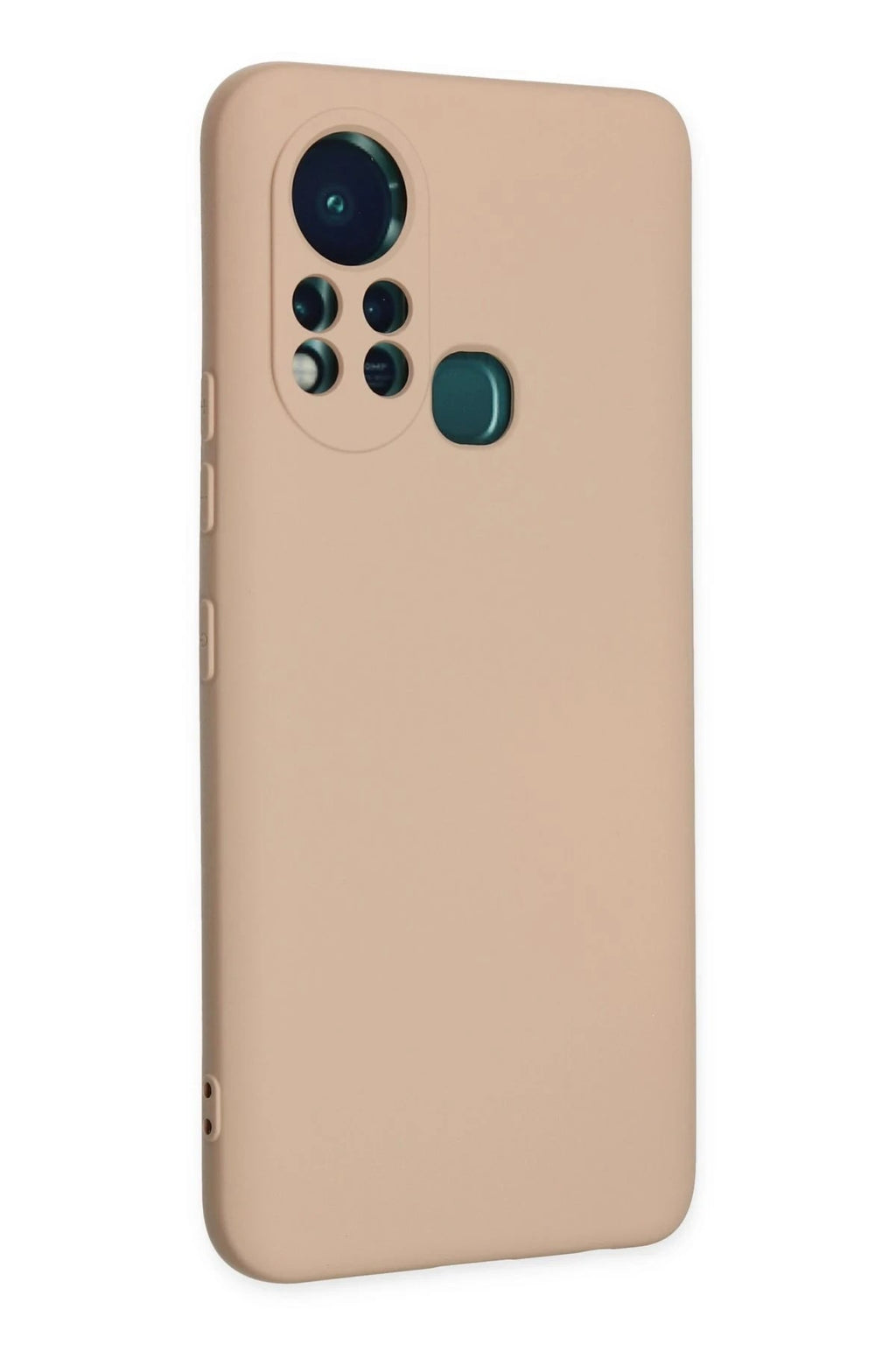 Mey İthalat® İnfinix Hot 11s Kılıf Nano içi Kadife Silikon - Pudra