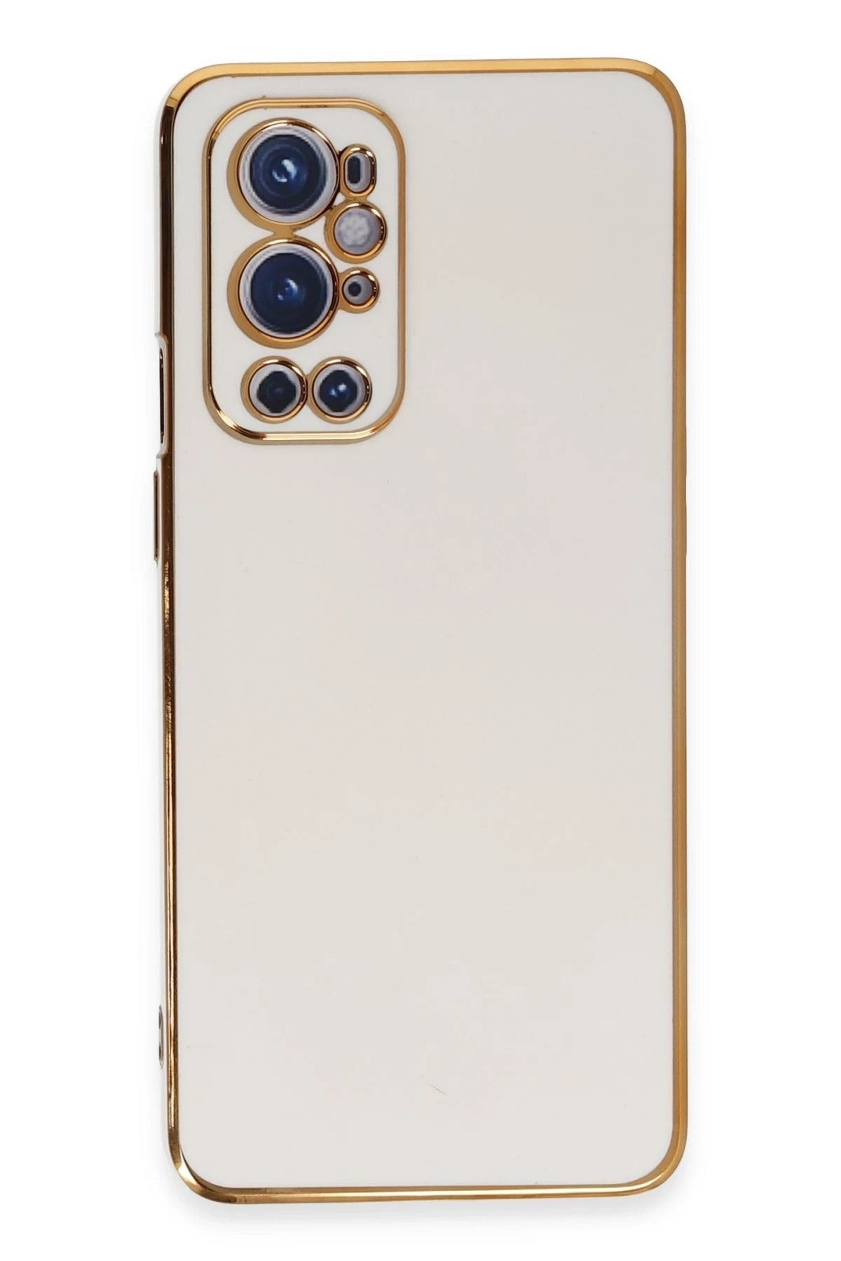 Mey İthalat® One Plus 9 Pro Kılıf Volet Silikon - Beyaz