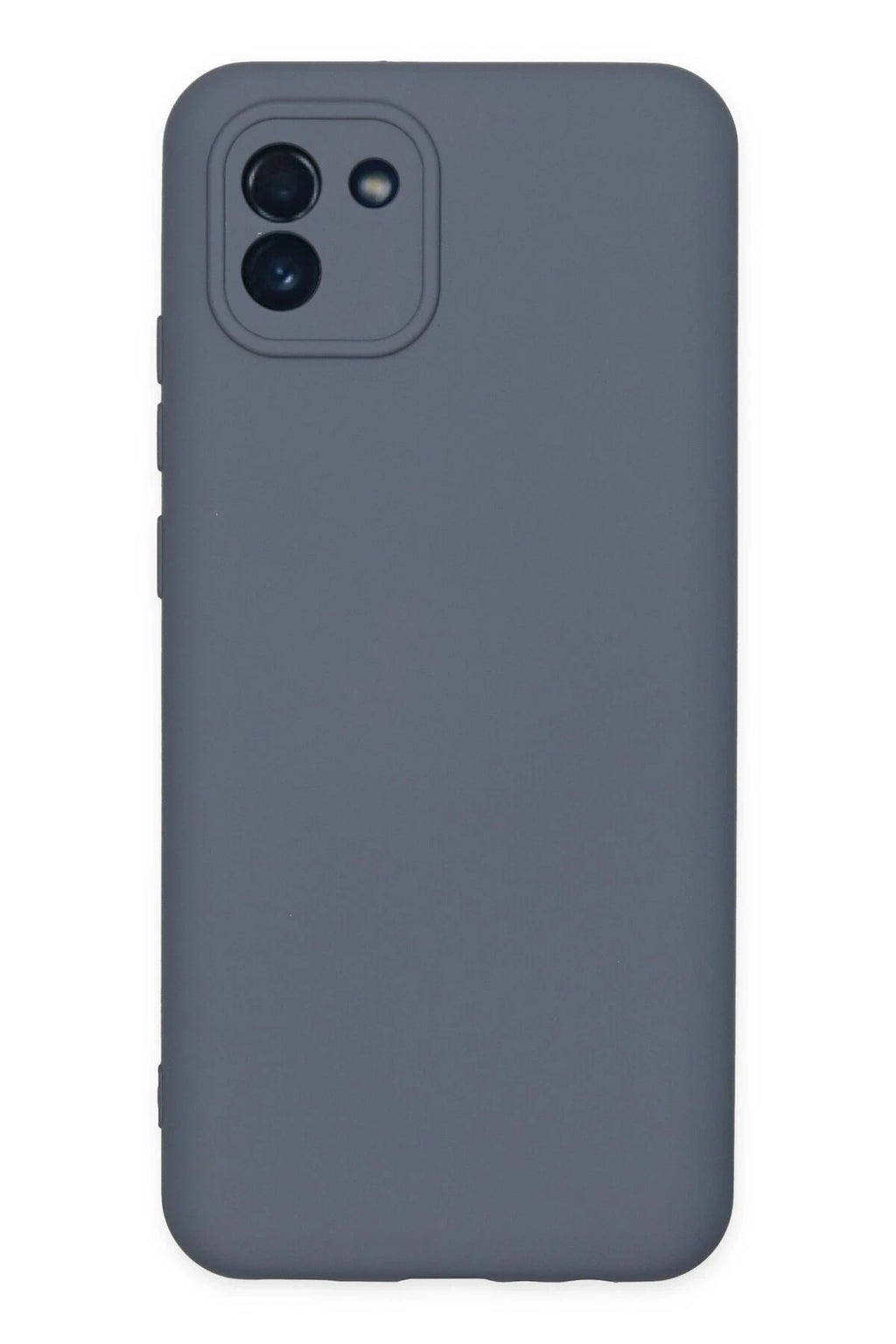 Mey İthalat® Samsung Galaxy A03 Kılıf Nano içi Kadife Silikon - Gri
