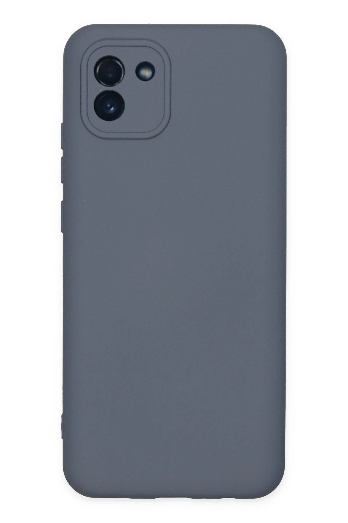 Mey İthalat® Samsung Galaxy A03 Kılıf Nano içi Kadife Silikon - Gri