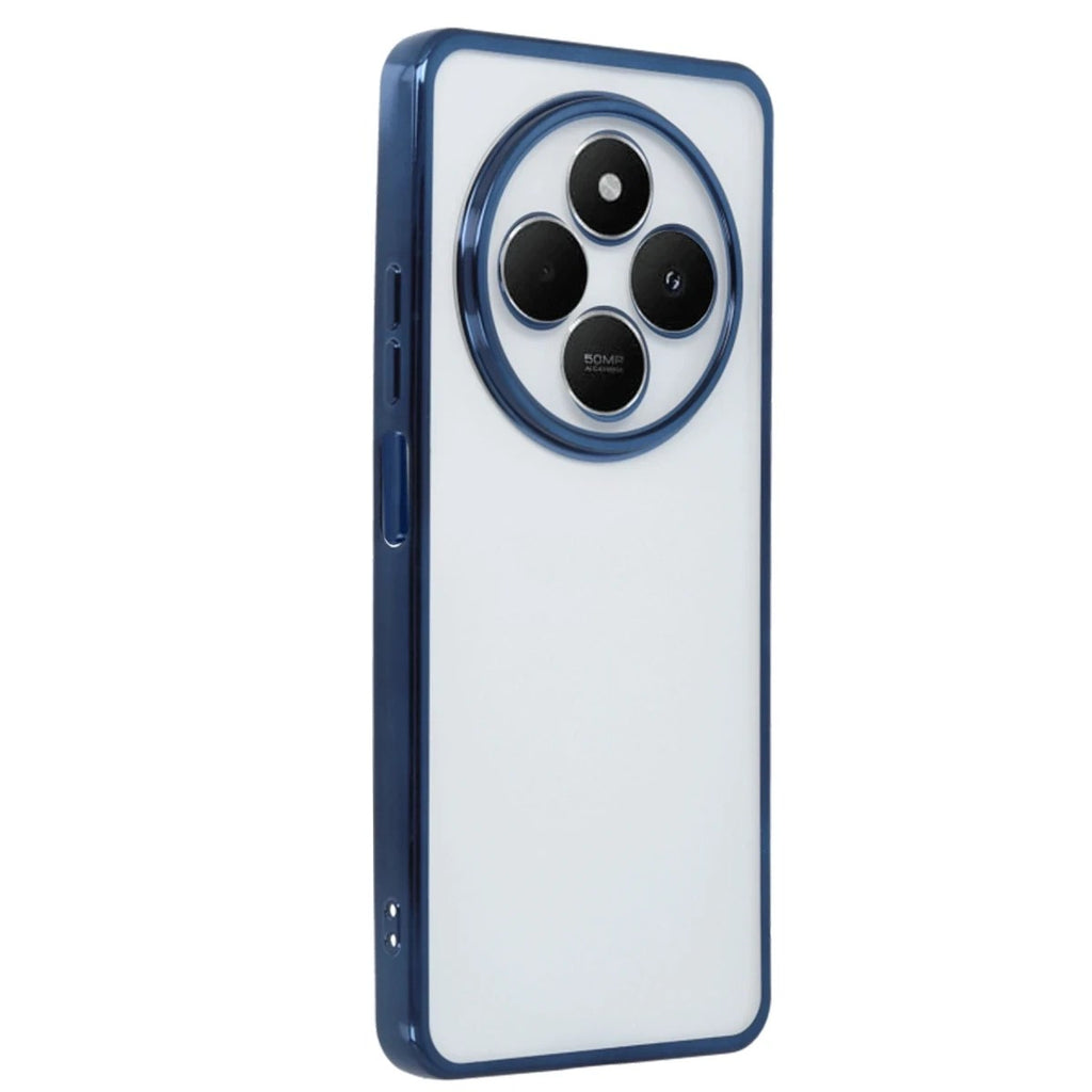 Mey İthalat® Redmi 14C Kılıf Lensli Silikon - Lacivert