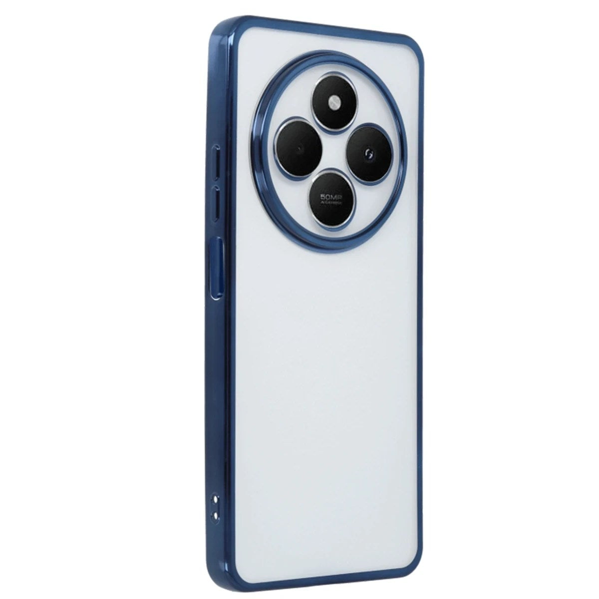 Mey İthalat® Redmi 14C Kılıf Lensli Silikon - Lacivert