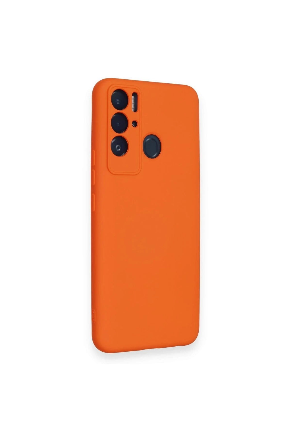 Mey İthalat® Tecno Pova Neo Kılıf Nano içi Kadife Silikon - Turuncu