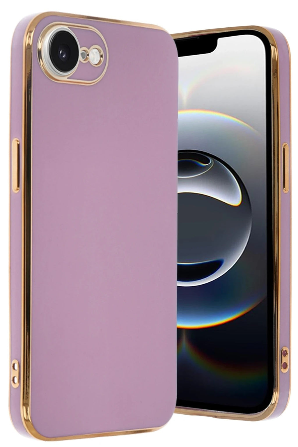Mey İthalat® iPhone 16E Kılıf Volet Silikon - Mor