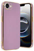 Mey İthalat® iPhone 16E Kılıf Volet Silikon - Mor