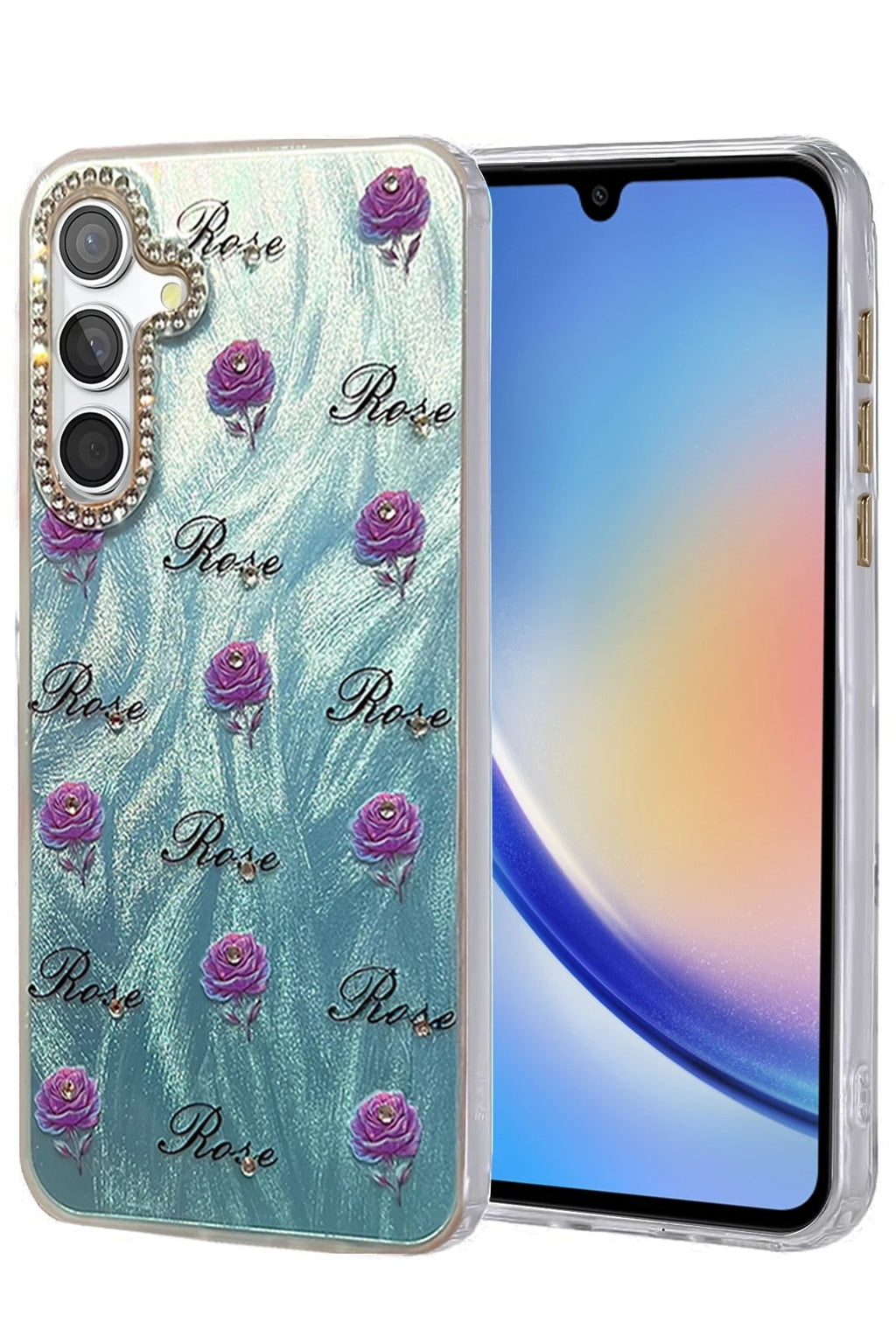 Mey İthalat® Samsung Galaxy A34 5G Kılıf Blade Aynalı Desenli Kapak - Desen 9