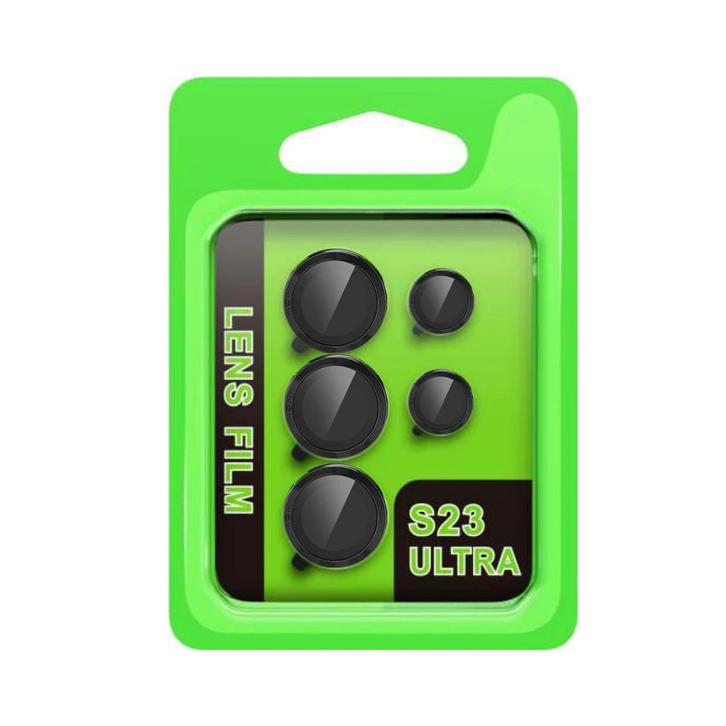 Mey İthalat® Samsung Galaxy S23 Ultra Raze Metal Kamera Lens - Siyah