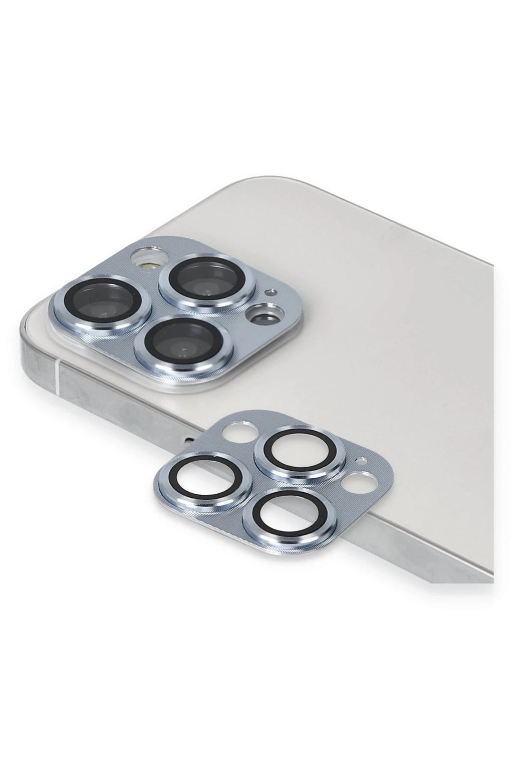 Mey İthalat® iPhone 13 Pro Max Pers Alüminyum Kamera Lens - Sierra Blue