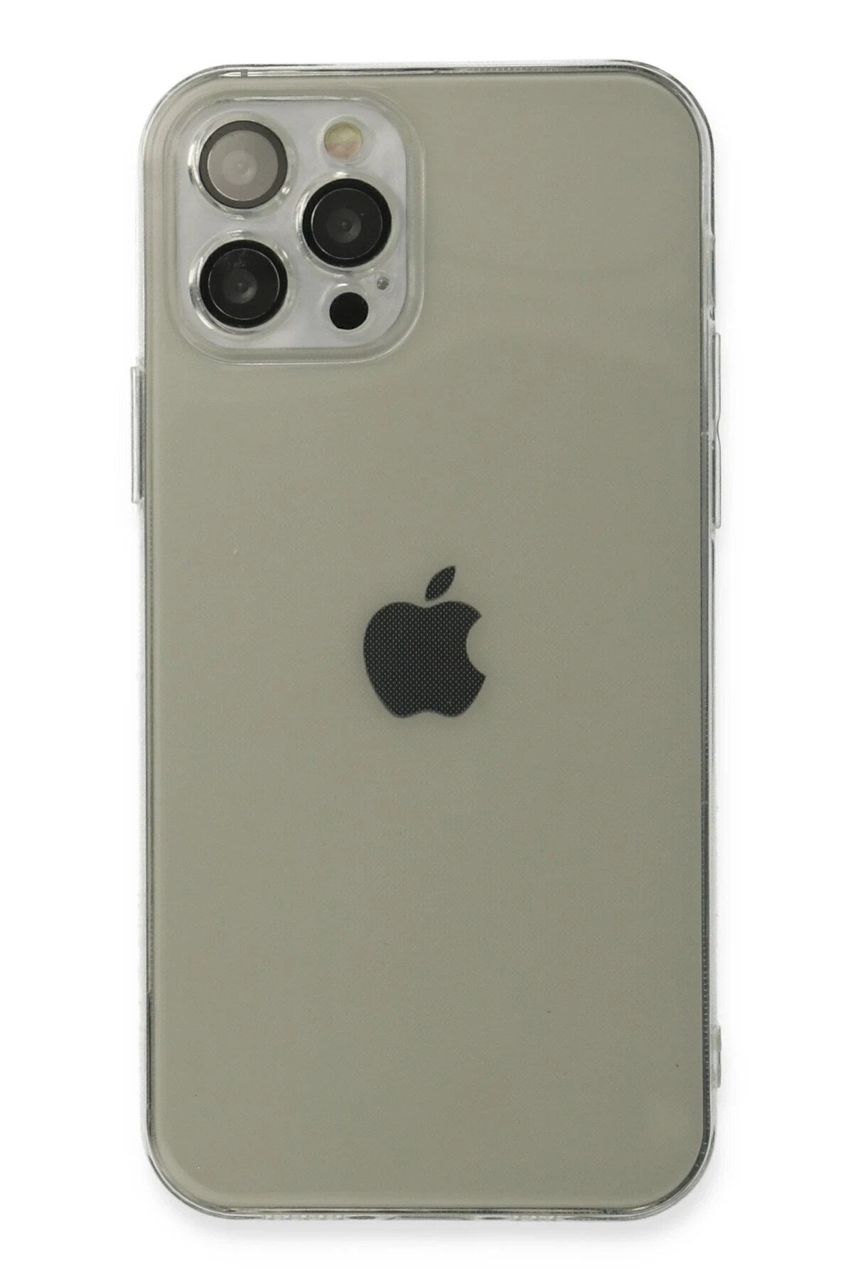 Mey İthalat® iPhone 12 Pro Kılıf Fly Lens Silikon - Şeffaf