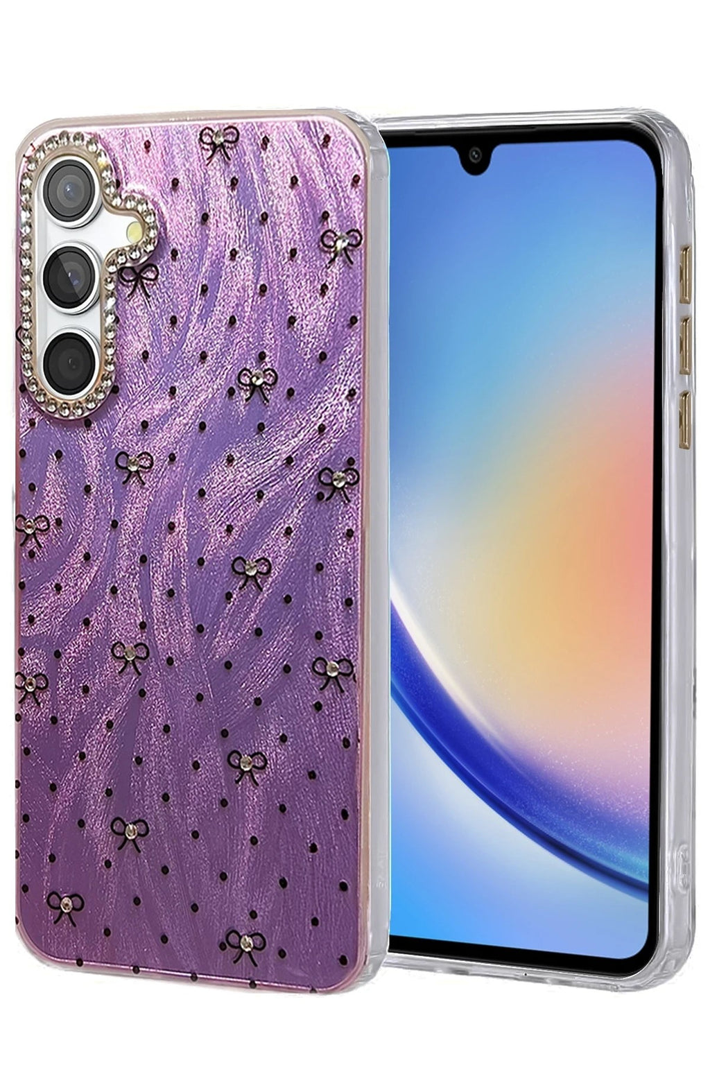 Mey İthalat® Samsung Galaxy A34 5G Kılıf Blade Aynalı Desenli Kapak - Desen 2
