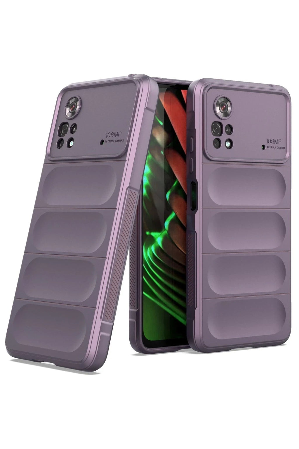 Mey İthalat® Poco X4 Pro 5G Kılıf Optimum Silikon - Mor