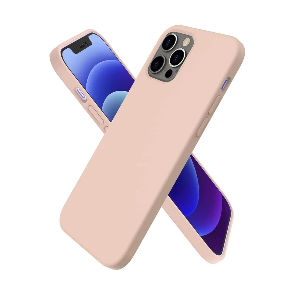 Mey İthalat® iPhone 12 Pro Kılıf First Silikon - Pudra