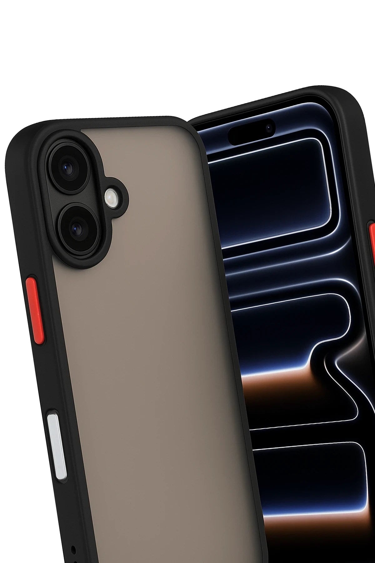 Mey İthalat® iPhone 17 Kılıf Montreal Silikon Kapak - Siyah