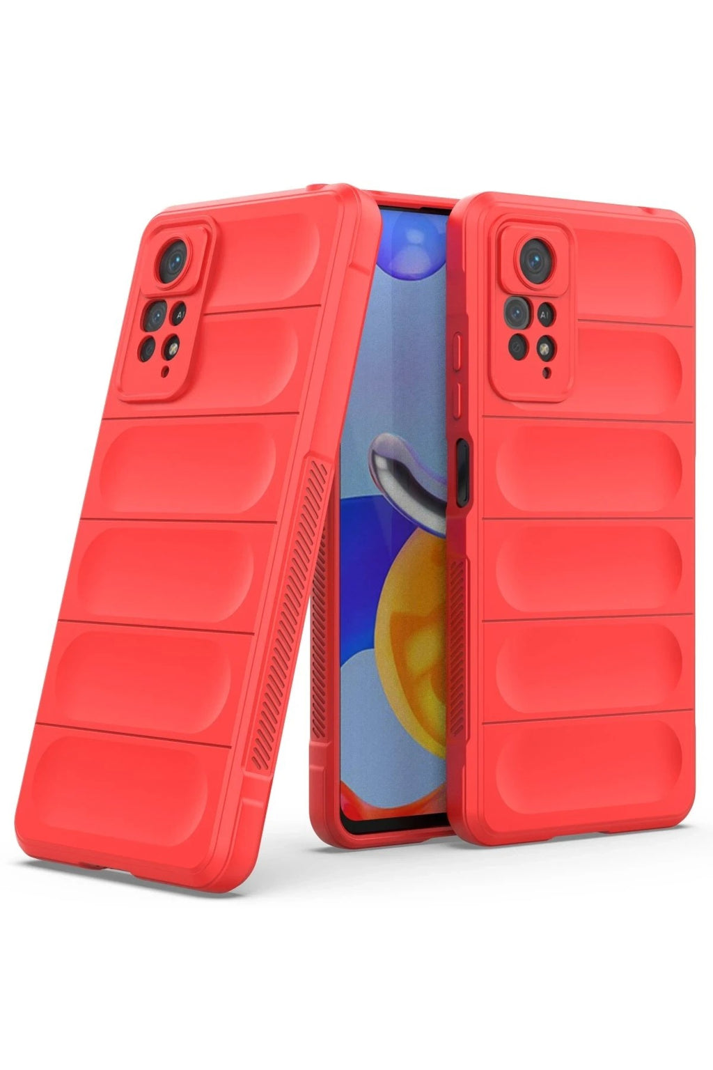 Mey İthalat® Redmi Note 11 Pro Kılıf Optimum Silikon - Kırmızı