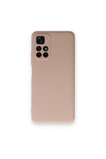 Mey İthalat® Redmi Note 11T Kılıf Nano içi Kadife Silikon - Pudra