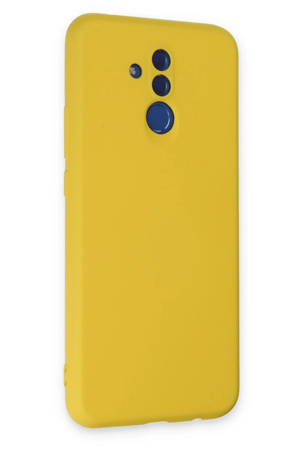 Mey İthalat® Huawei Mate 20 Lite Kılıf Nano içi Kadife Silikon - Sarı