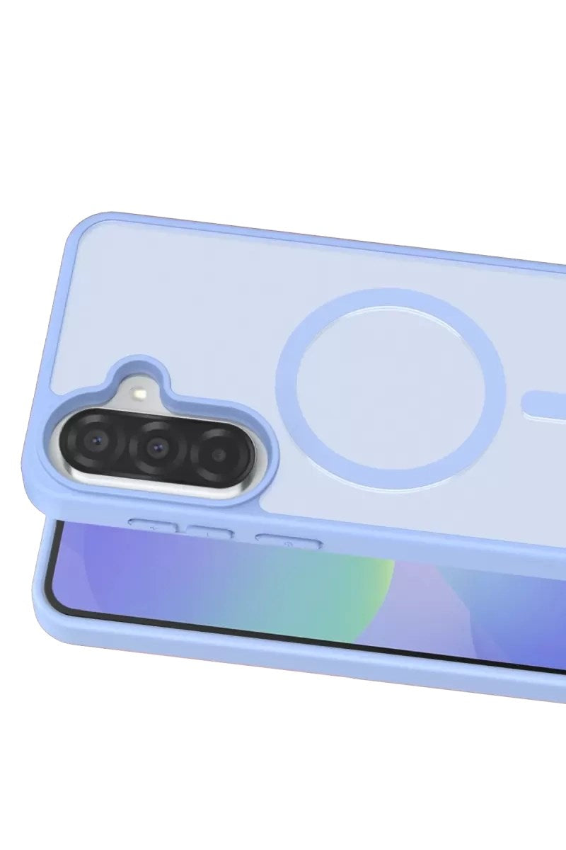 Mey İthalat® Samsung Galaxy A57 5G Jota Magsafe Kapak - Açık Mavi