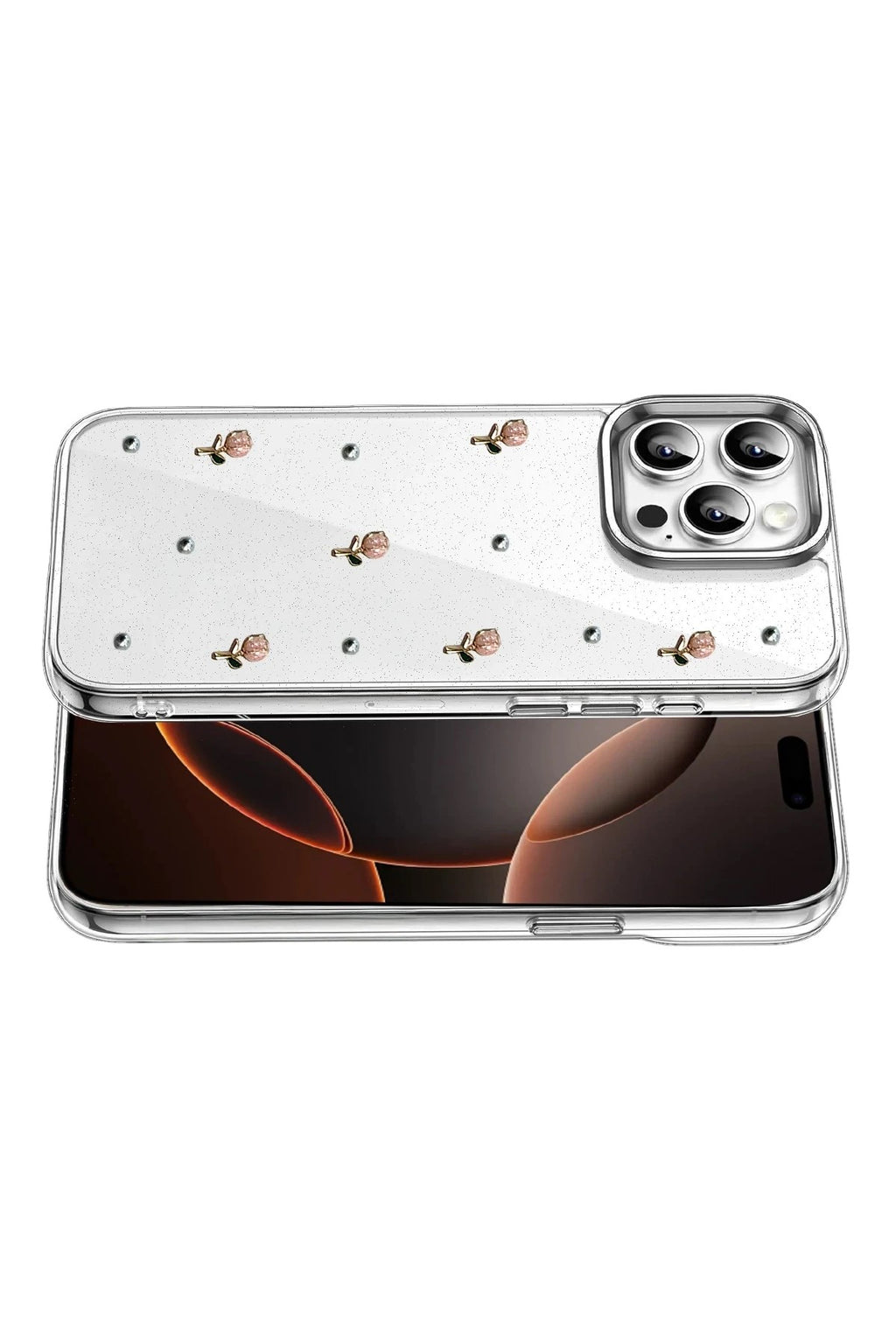 Mey İthalat® iPhone 14 Pro Max Fiyonk Desenli Kapak - Desen 6
