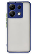 Mey İthalat® Redmi Note 13 5G Kılıf Montreal Silikon Kapak - Lacivert