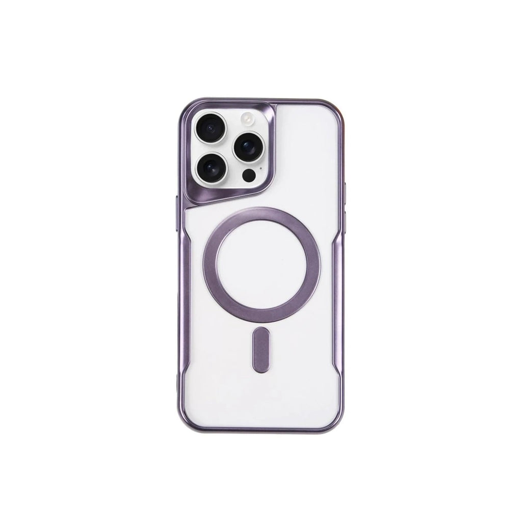 Mey İthalat® iPhone 11 Pro Max Kılıf Boyi Magsafe Silikon Kapak - Derin Mor