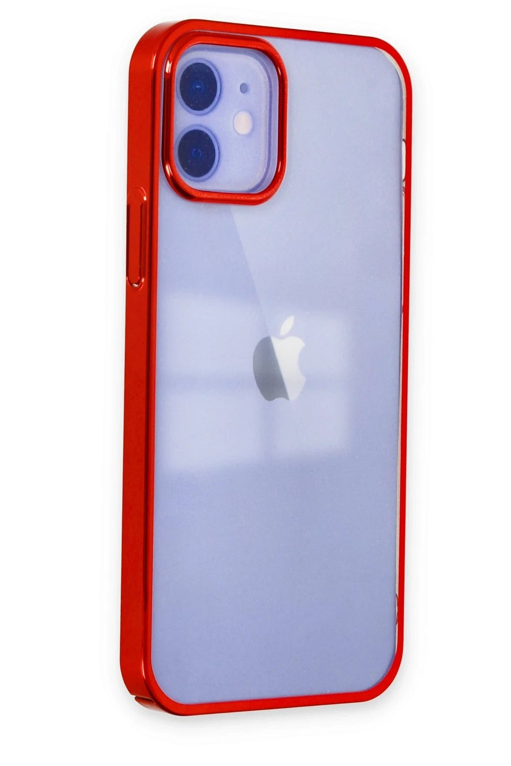 Mey İthalat® iPhone 12 Kılıf Element Silikon - Kırmızı