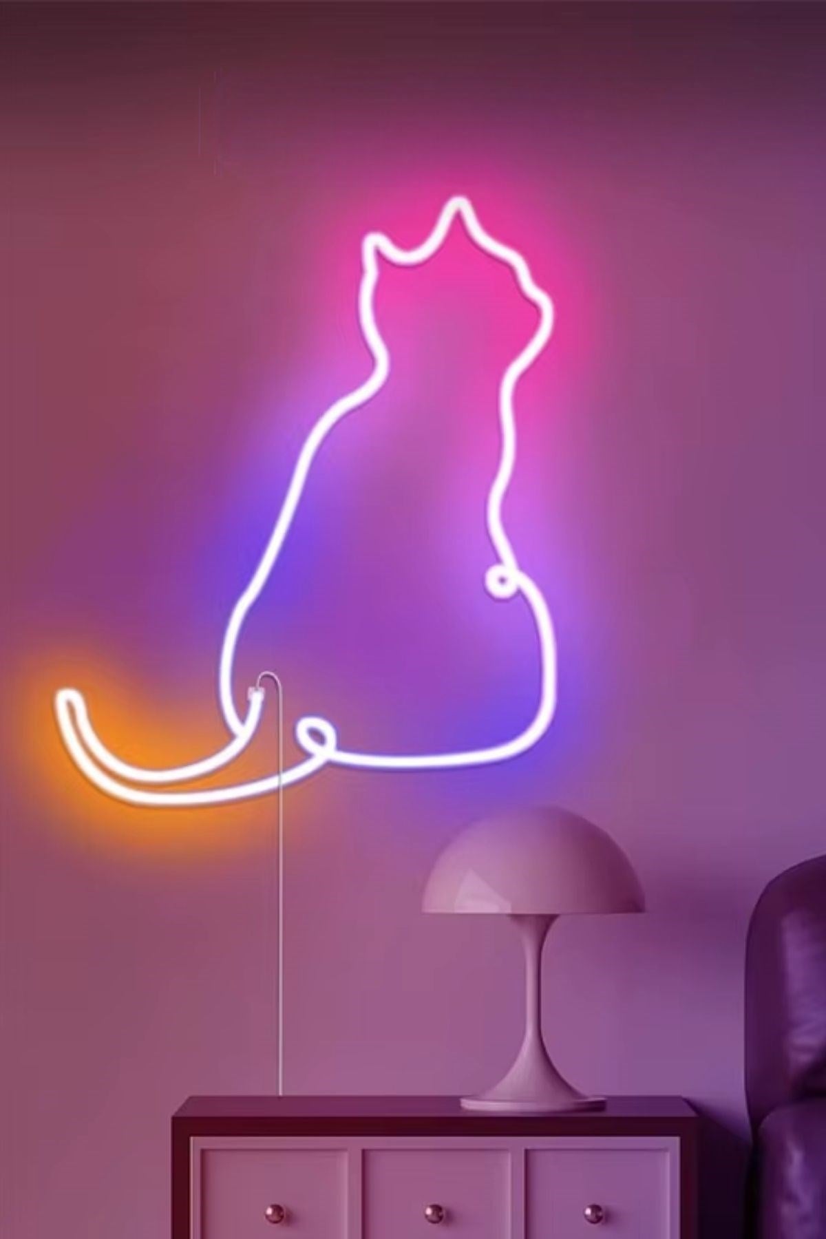 3 Metre Neon LED Işık – Esnek Dekoratif Ortam ve Oda Aydınlatması