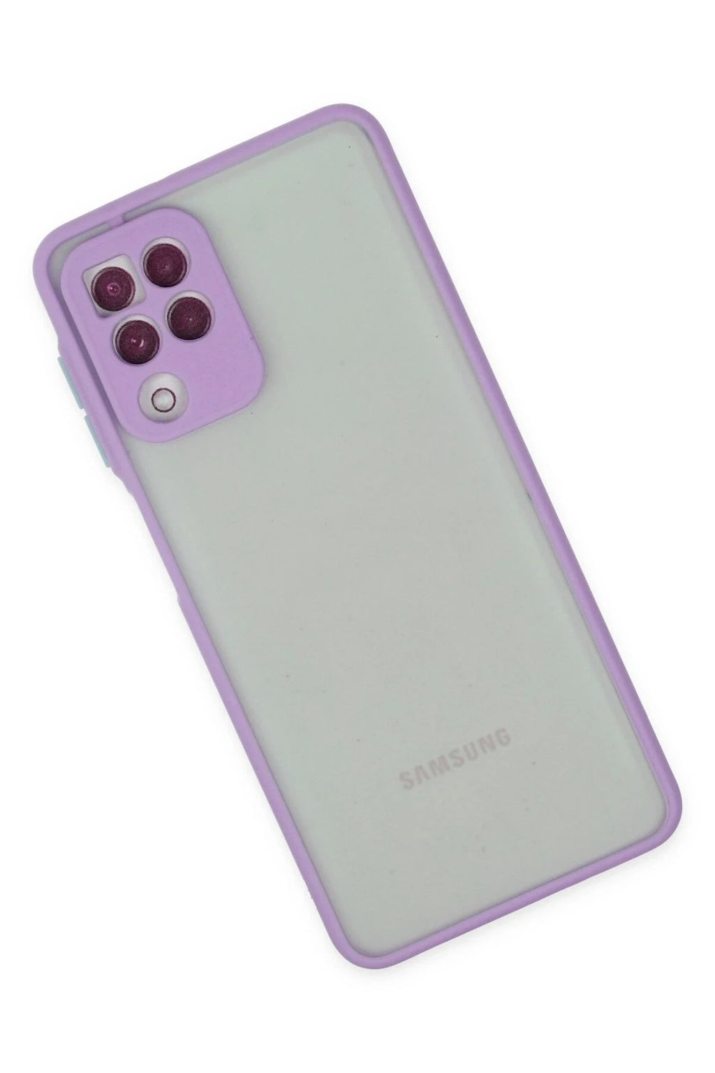Mey İthalat® Samsung Galaxy A22 Kılıf Montreal Silikon Kapak - Mor