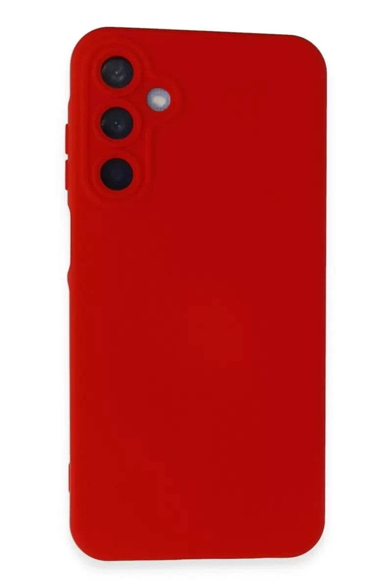 Mey İthalat® Samsung Galaxy A35 5G Kılıf Nano içi Kadife Silikon - Kırmızı