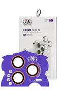 Mey İthalat® iPhone 17 Pro Max Bilvis Titan Kamera Lens - Turuncu