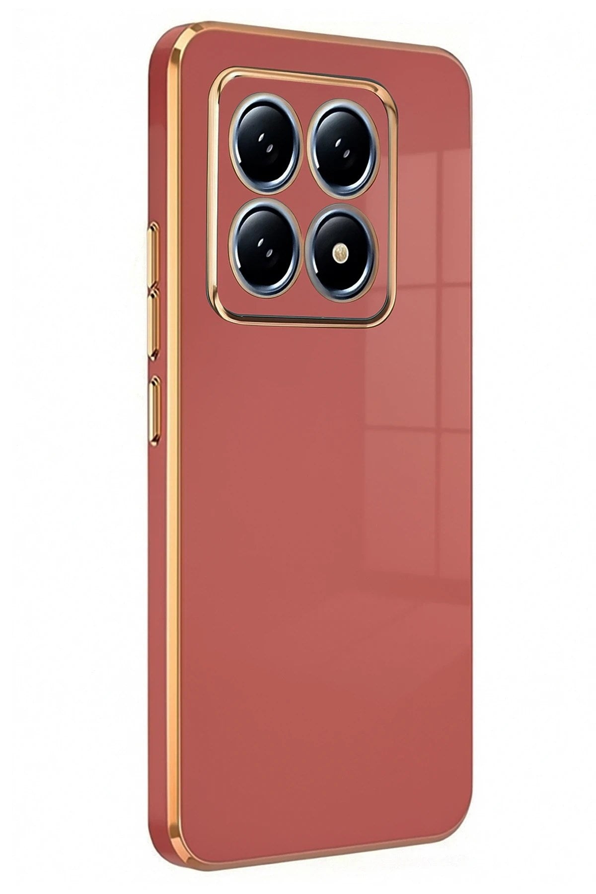 Mey İthalat® Mi 14T Pro Volet Silikon - Kırmızı