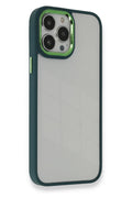 Mey İthalat® iPhone 14 Pro Max Kılıf Dora Kapak - Haki Yeşil