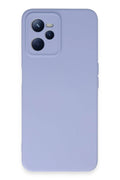 Mey İthalat® Realme C35 Kılıf Nano içi Kadife Silikon - Lila