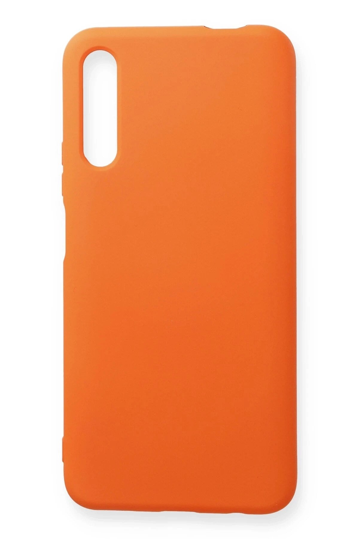 Mey İthalat® Huawei P Smart Pro / Y9S Kılıf Nano içi Kadife Silikon - Turuncu