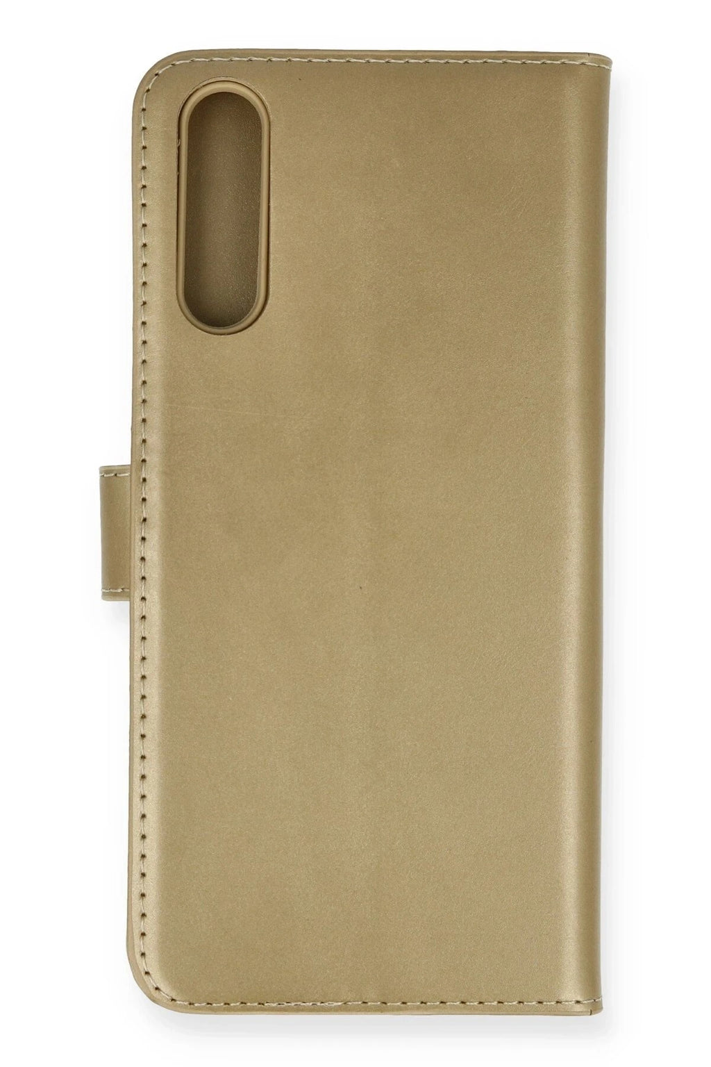 Mey İthalat® Huawei P Smart S Kılıf Trend S Plus Kapaklı Kılıf - Gold